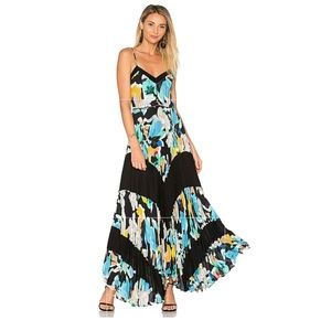 Parker Skye Combo Dress in Grove